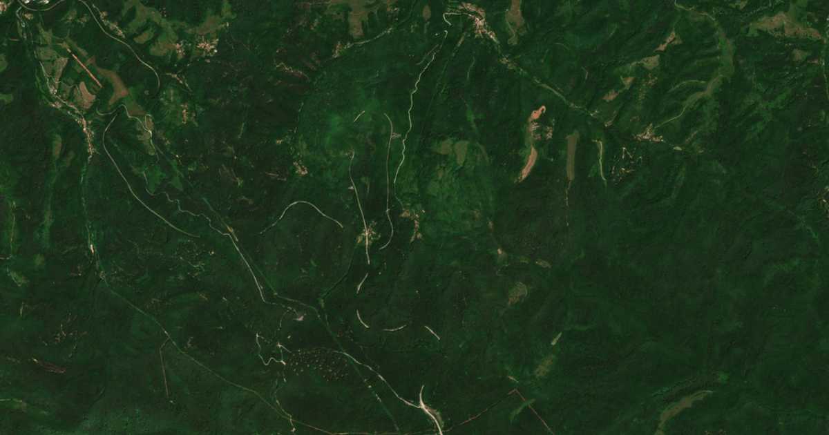 Carte satellite de Mrazetsi