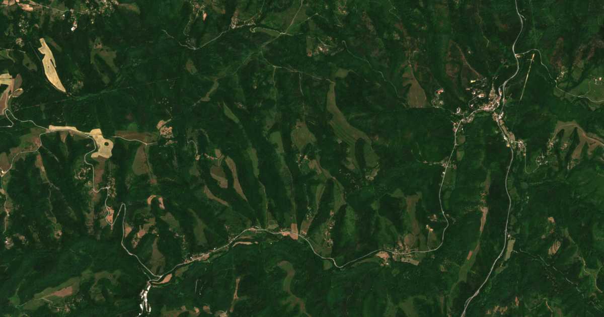 Carte satellite de Raevtsi