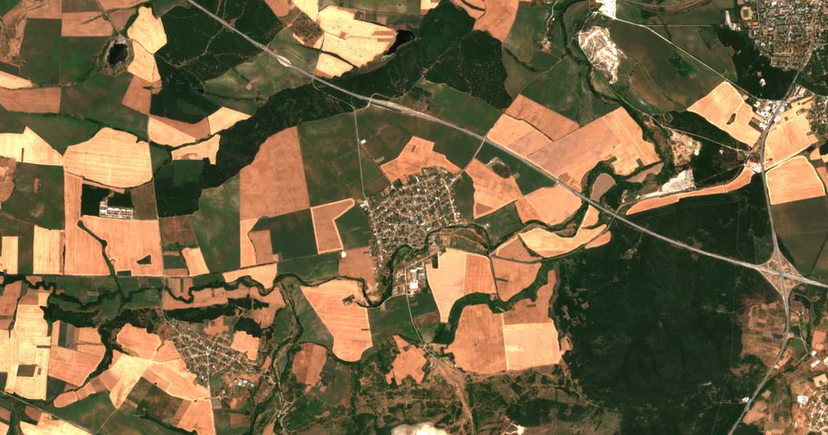 Carte satellite de Dobrich
