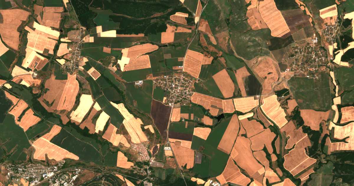 Carte satellite de Radievo