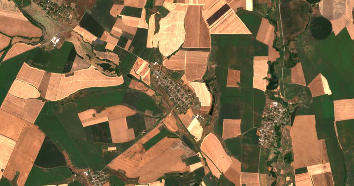 Carte satellite de Stransko