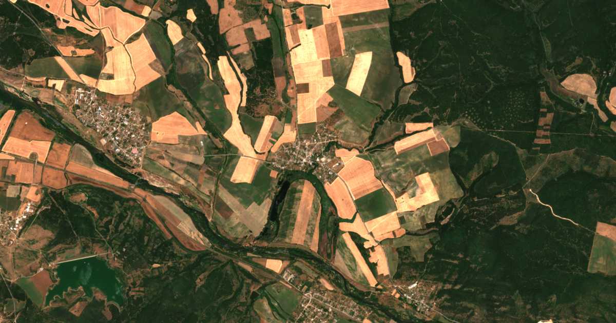 Carte satellite de Zlatopole