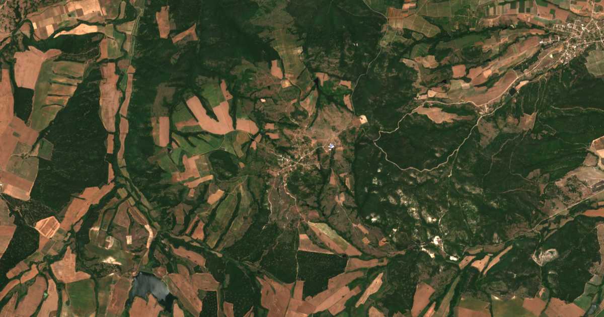 Carte satellite de Černa Mogila