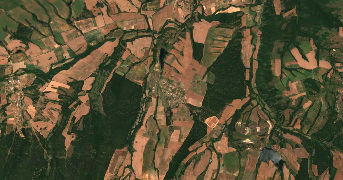 Carte satellite de Smirnentsi