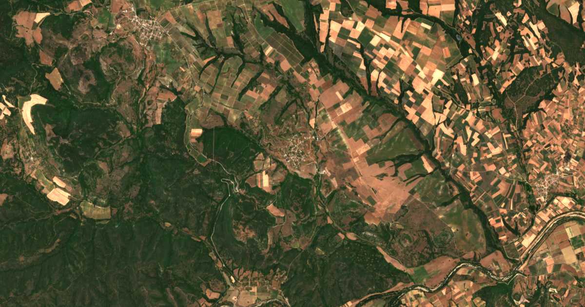 Carte satellite de Belopolyane