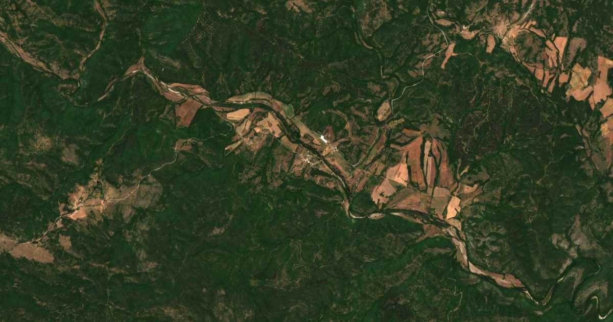 Carte satellite de Gugutka