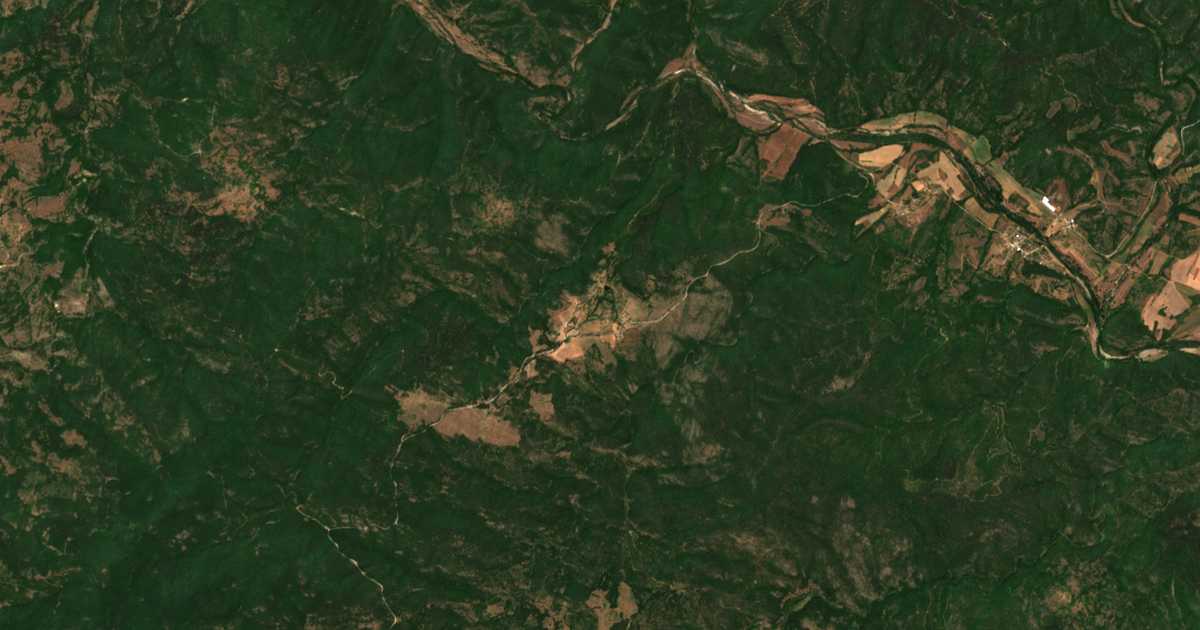 Carte satellite de Kazak