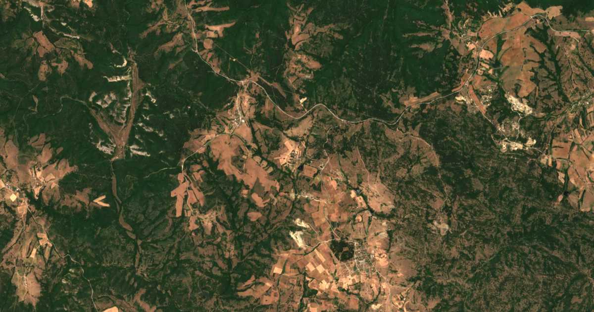 Carte satellite de Nova Livada