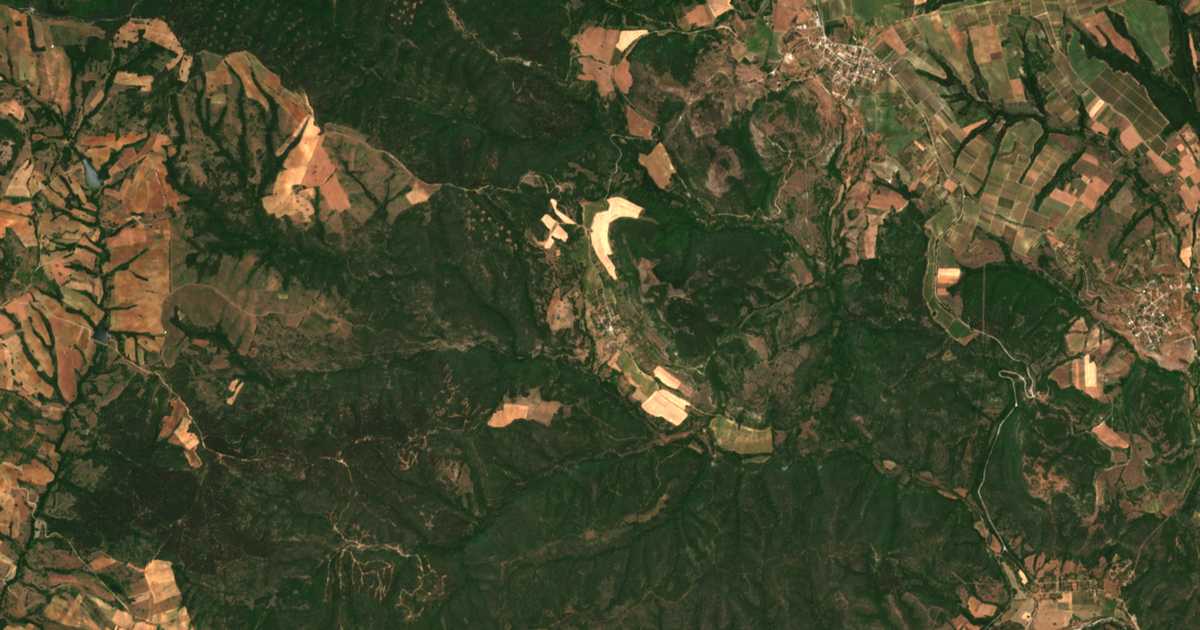 Carte satellite de Oreshino