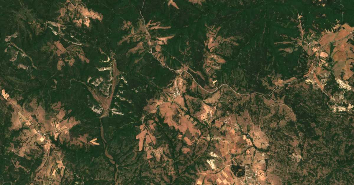 Carte satellite de Planinets