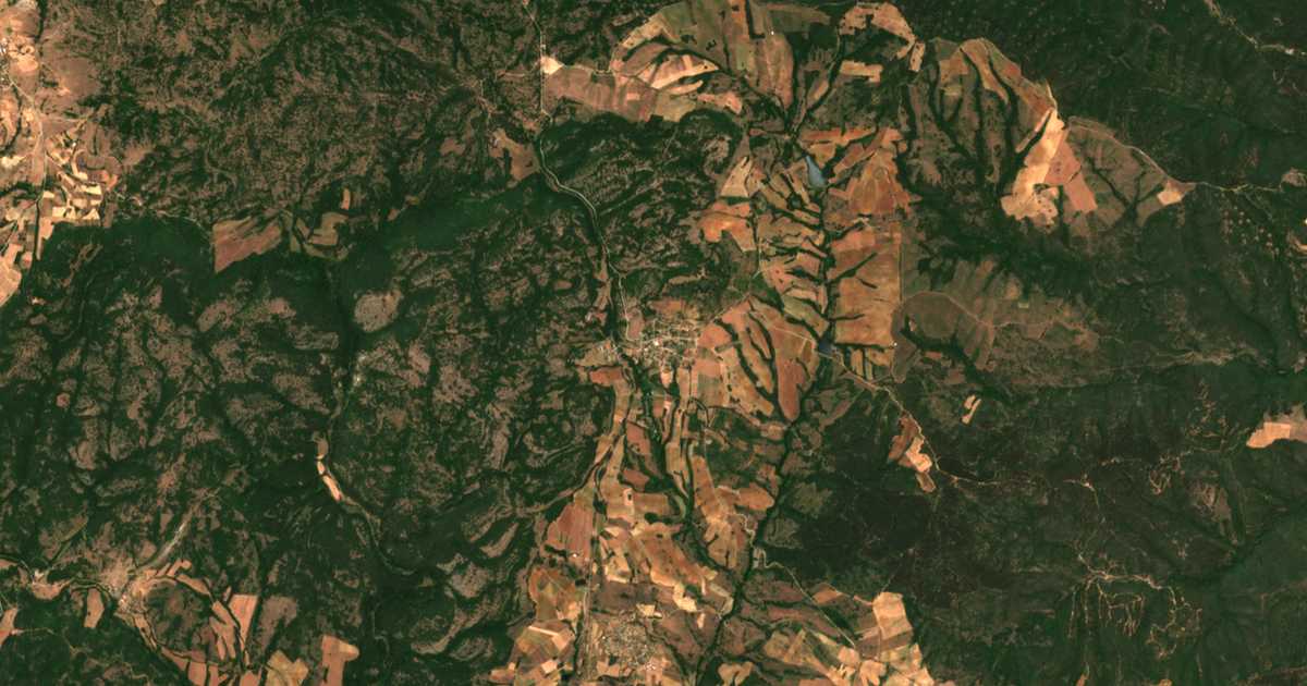 Carte satellite de Plevun