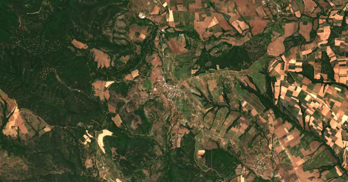 Carte satellite de Svirachi