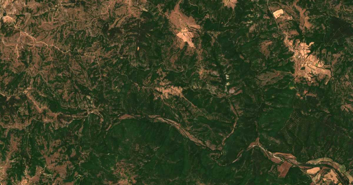 Carte satellite de Vis