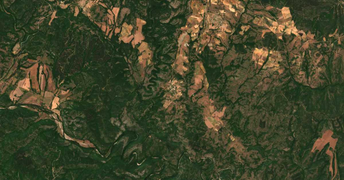 Carte satellite de Zhelezari