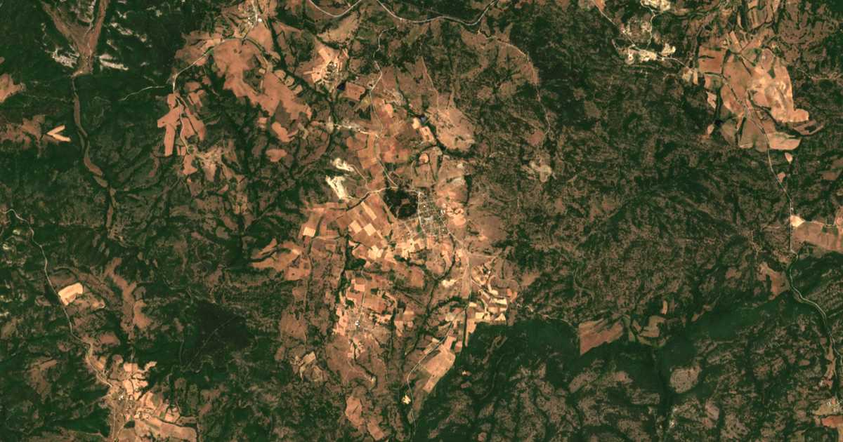 Carte satellite de Zhelezino
