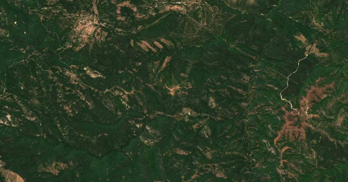 Carte satellite de Brusevtsi