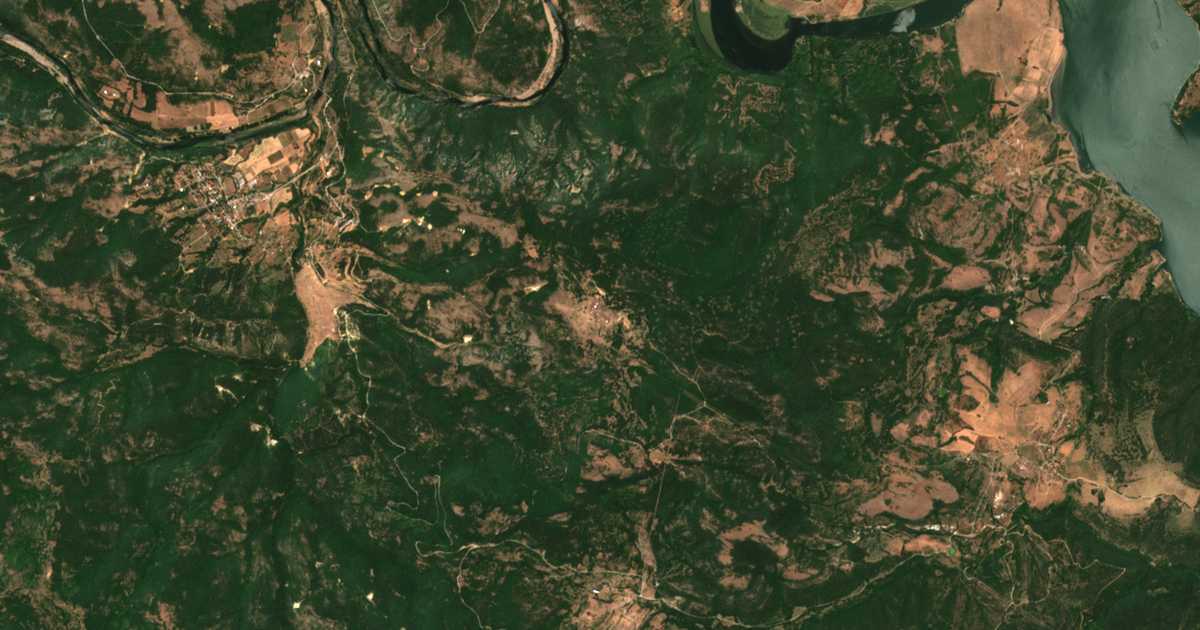 Carte satellite de Gaberovo