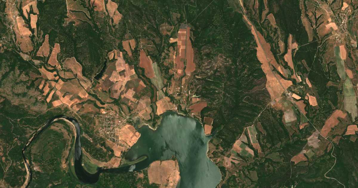 Carte satellite de Malki Voden