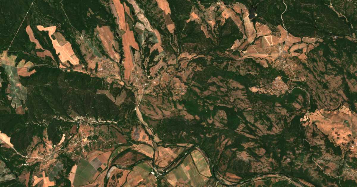 Carte satellite de Rumelia