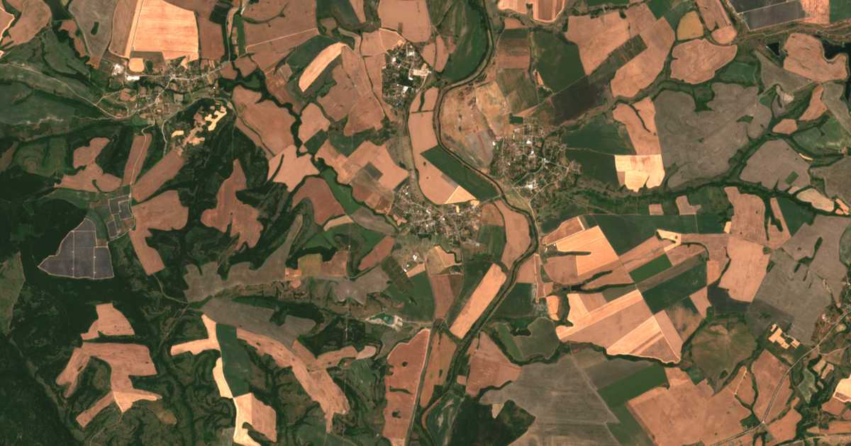 Carte satellite de Kalugerovo