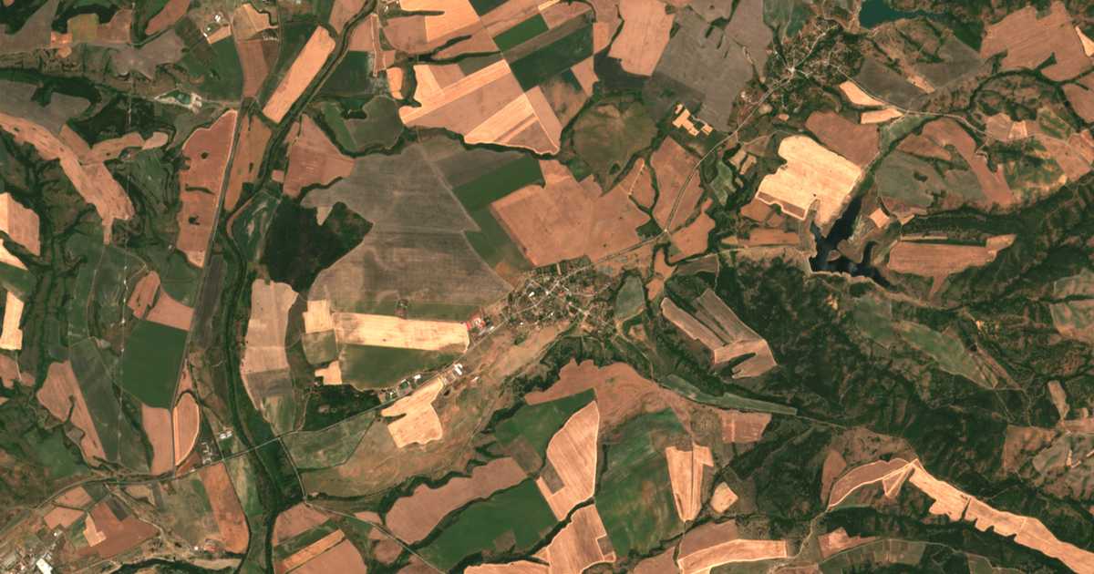 Carte satellite de Troyan