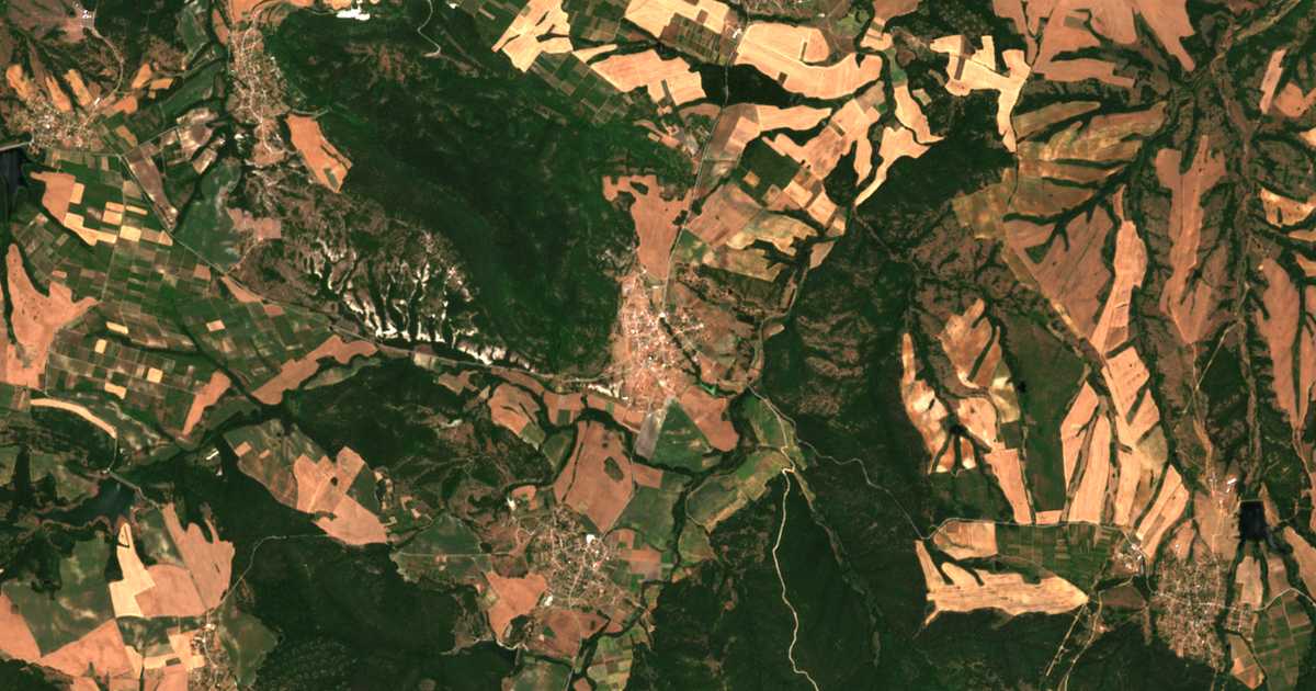 Carte satellite de Goljam Izvor