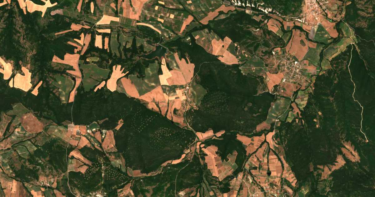 Carte satellite de Kladenets