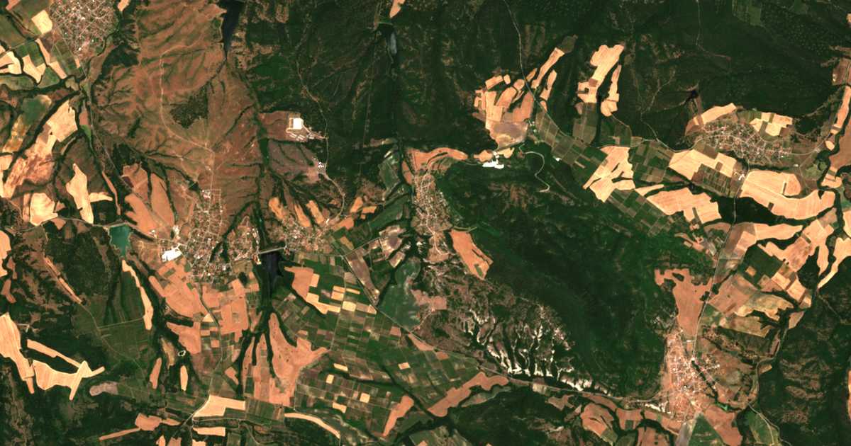 Carte satellite de Kralevo