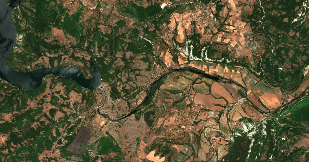 Carte satellite de Rabovo