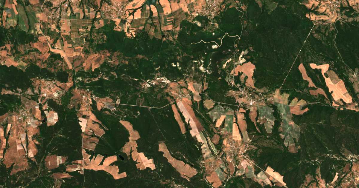 Carte satellite de Vodentsi