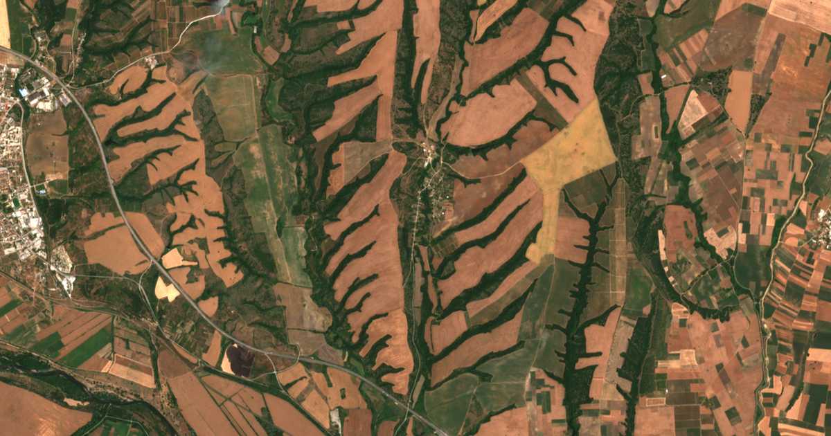 Carte satellite de Chernodab