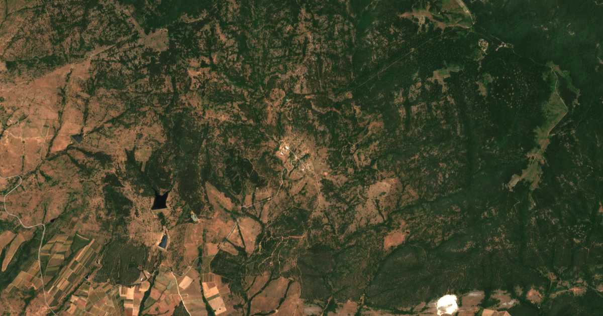 Carte satellite de Kostur
