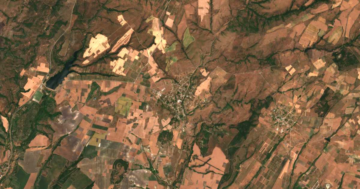 Carte satellite de Levka