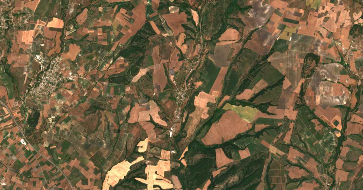 Carte satellite de Pastrogor