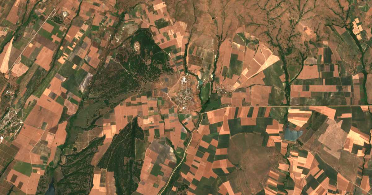 Carte satellite de Shtit