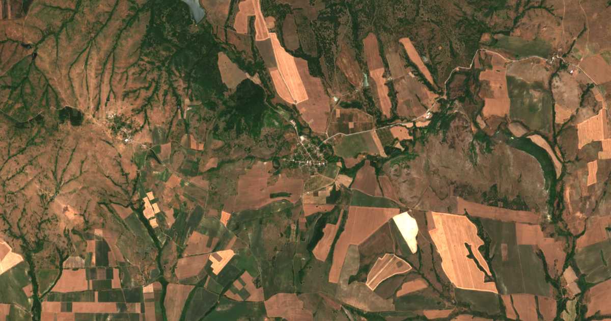 Carte satellite de Sladun