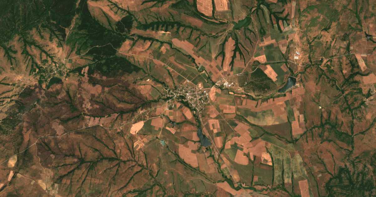 Carte satellite de Studena