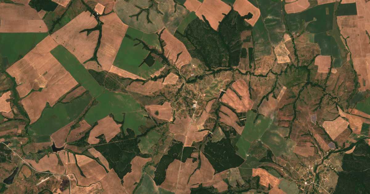 Carte satellite de Kamenna reka