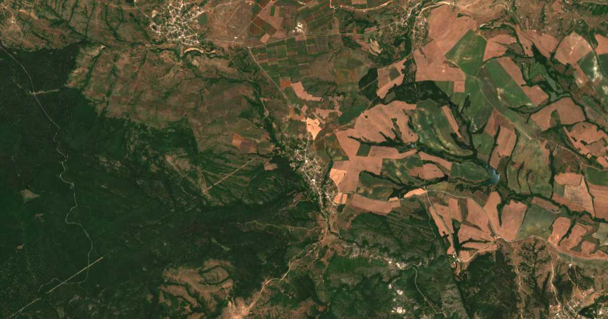 Carte satellite de Mramor
