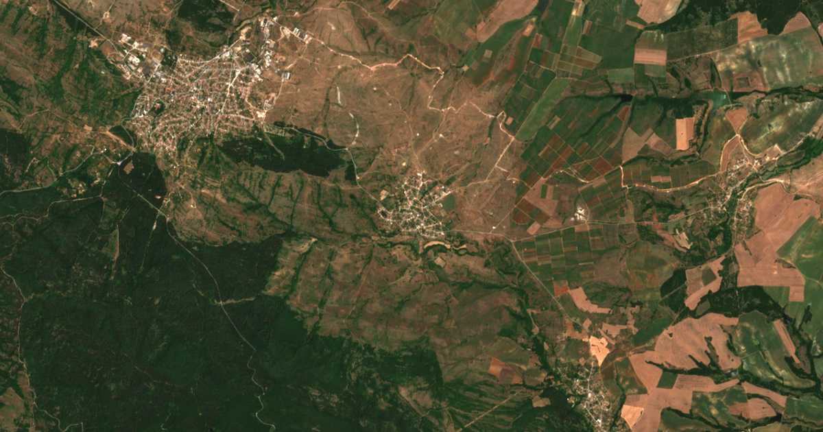 Carte satellite de Oreshnik