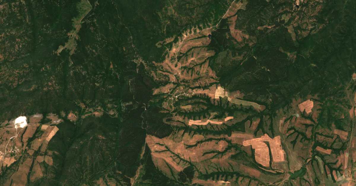 Carte satellite de Planinovo