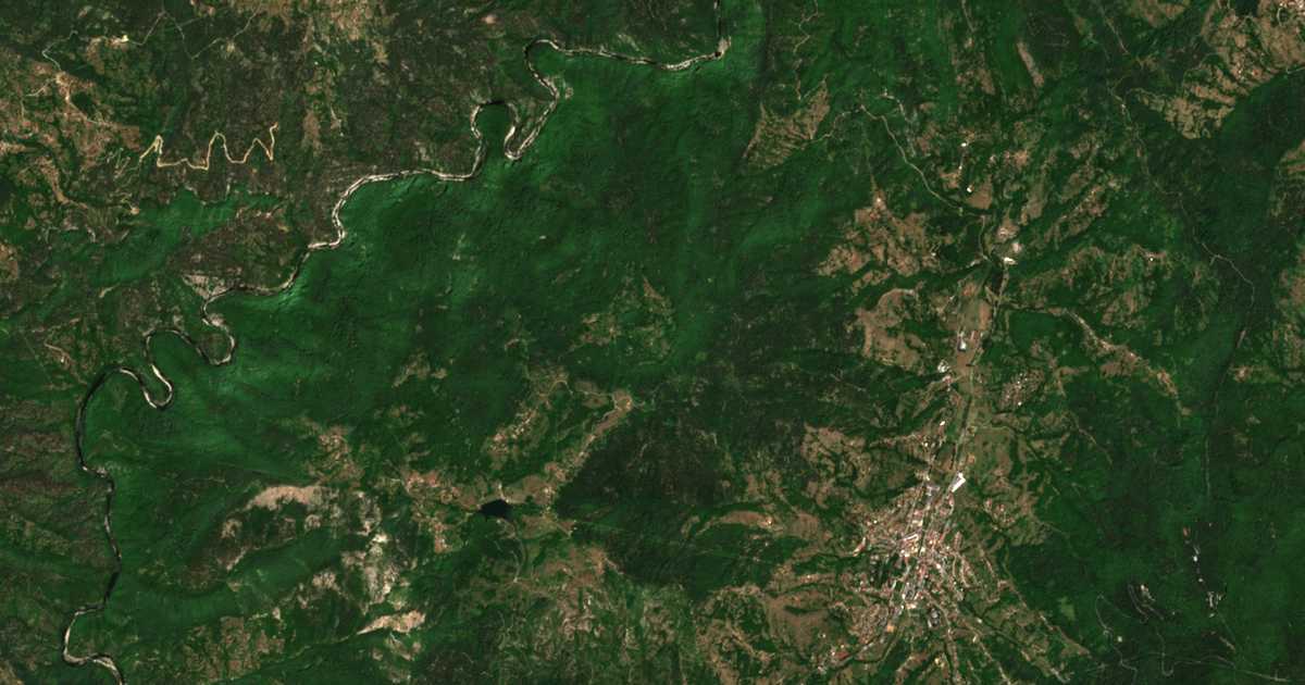 Carte satellite de Ahryansko