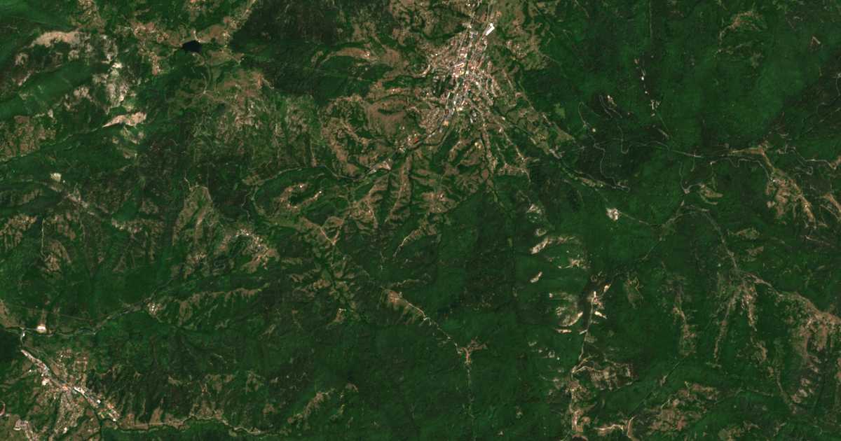 Carte satellite de Bistrogled