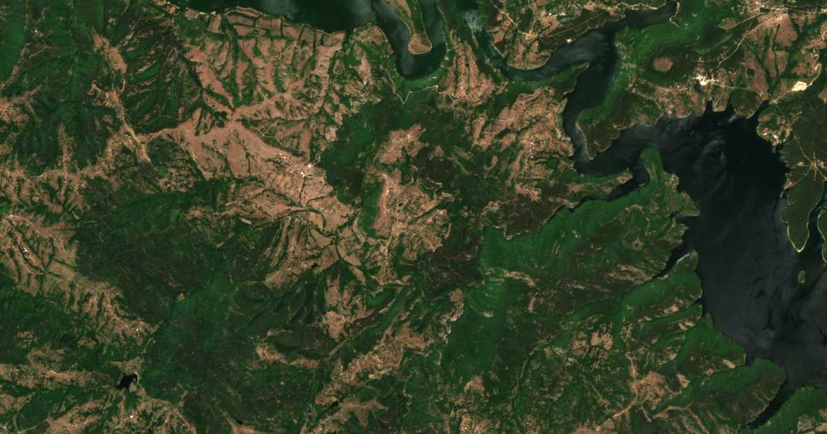 Carte satellite de Golobrad