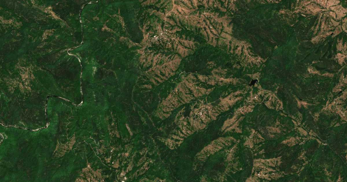 Carte satellite de Iskra