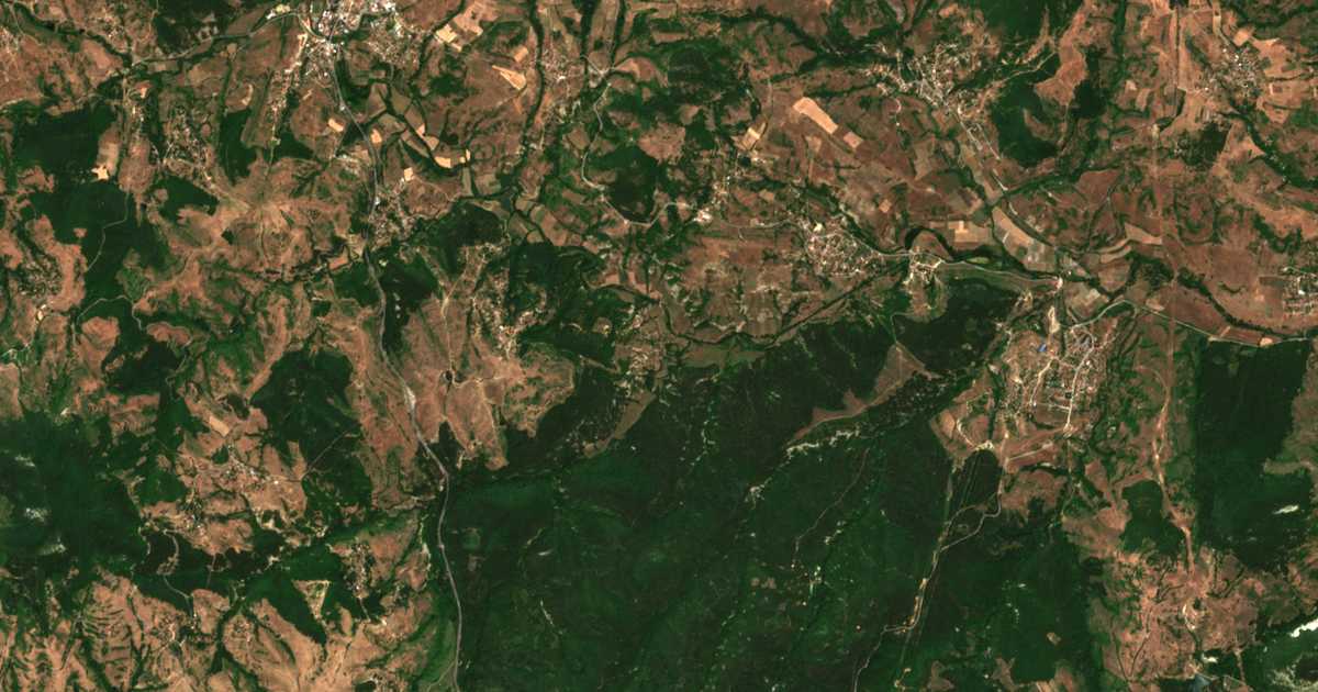 Carte satellite de Barza Reka