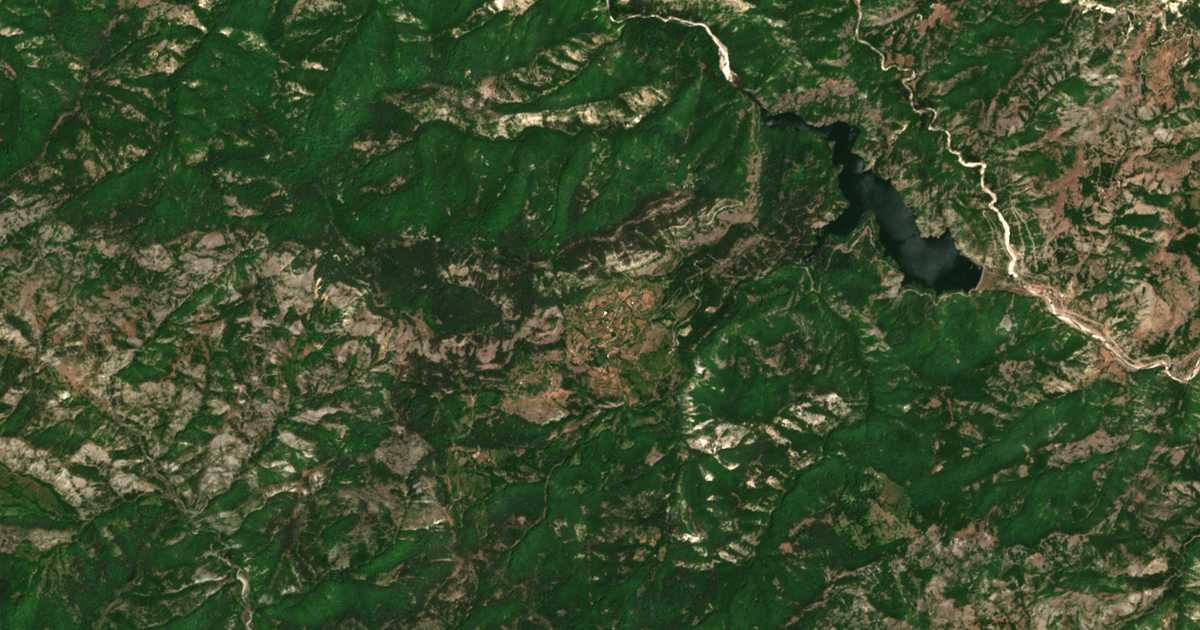 Carte satellite de Bezvodno