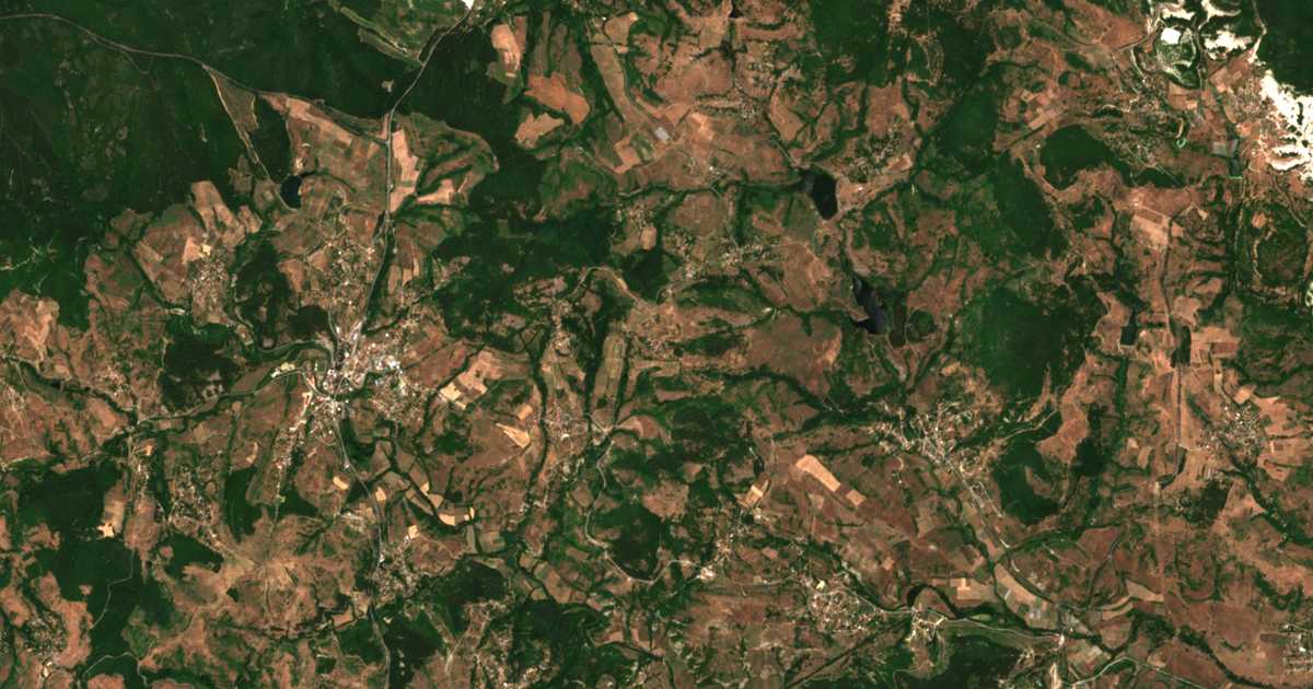 Carte satellite de Bostantsi