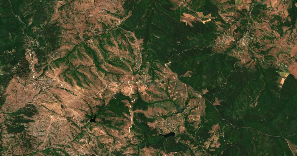 Carte satellite de Gabrovo