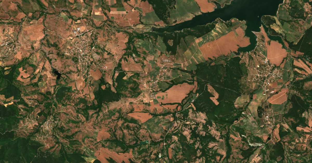 Carte satellite de Petelovo